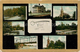 43104081 Grafton_Wisconsin Different Views River Bridge Church - Other & Unclassified
