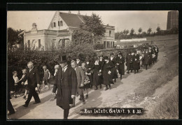 AK Das Letzte Geleit 9.8.1933  - Begrafenis