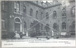 WOLUWÉ-BRUXELLES Institut Royal Pour Sourds-muets Et Aveugles Jardin Intérieur Binnenhof CP PK Datée 1907 - St-Lambrechts-Woluwe - Woluwe-St-Lambert