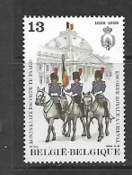 BELGIQUE 1988 ESCORTE ROYALE A CHEVAL  YVERT  N°2308  NEUF MNH** - Militaria