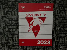 (folder 17-3-2024) Australia Post - Football Sydney Swan - Presentation Pack (no Stamps) + $ 1.00 COIN Cover - Presentation Packs