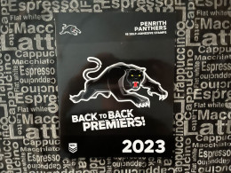 (folder 17-3-2024) Australia Post - Football Penrith Panthers - Presentation Pack (3 Mint Stamps) + 1 Cover - Presentation Packs