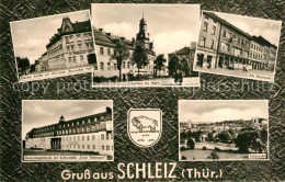 73573939 Schleiz Geraer Strasse HO Hotel Bayrischer Hof Rathaus Marktplatz Neuma - Schleiz