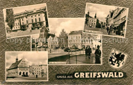 73572570 Greifswald Universitaet Rathaus Platz Der Freundschaft Strasse Der Freu - Greifswald