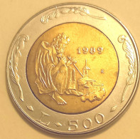 1989 - San Marino 500 Lire   ----- - San Marino