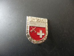 Old Badge Schweiz Suisse Svizzera Switzerland - Fahnenweihe Schweizerischer Landsturm Verband Zürich 1977 - Sin Clasificación