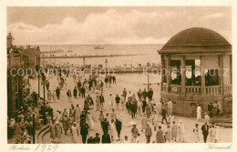 73570933 Borkum Nordseebad Kurmusik Pavillon Strand Borkum Nordseebad - Borkum