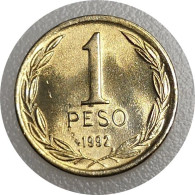 Monnaie Chili - 1992 - 1 Peso - Cile