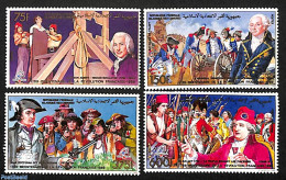 Comoros 1989 French Revolution 4v, Mint NH, History - Various - History - Mills (Wind & Water) - Windmills