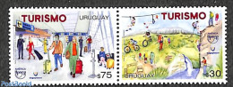 Uruguay 2021 UPAEP 2v, Tourism [:], Mint NH, Health - Sport - Various - Cycling - U.P.A.E. - Tourism - Art - Children .. - Radsport