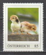 Österreich Personalisierte BM Tierkinder Küken ** Postfrisch - Timbres Personnalisés