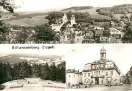 73567084 Schwarzenberg Erzgebirge Panorama Mit Schloss Wilhelm Pieck Feierstaett - Schwarzenberg (Erzgeb.)