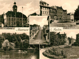 73567067 Meerane Rathaus Gondelteich Steile Wand Bergstrasse Weberbrunnen Parksc - Meerane