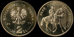 Poland. 2 Zloty. 2011 (Coin KM#Y.780. Unc) Uhlan - Polen