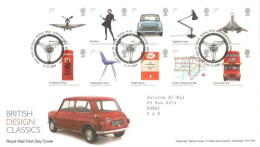 GREAT BRITAIN - 2009, FDC STAMPS OF BRITISH DESIGN CLASSICS. - Lettres & Documents