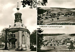 73565467 Carlsfeld Erzgebirge Kirche Landschaftspanorama Carlsfeld Erzgebirge - Eibenstock