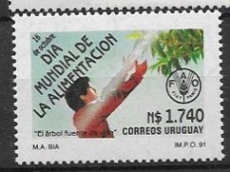 Uruguay Mnh ** 1991 FAO UN ONU - Uruguay