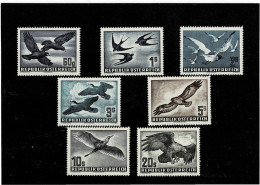 AUSTRIA,Posta Aerea,"Uccelli In Volo"serie Completa Nuova MNH,qualita Splendida - Ungebraucht