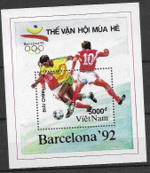 Vietnam Sheet Mnh ** 1991 Football Barcelona Olympics - Vietnam