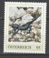 Österreich Personalisierte BM Heimische Tierwelt Alpensalamander ** Postfrisch - Persoonlijke Postzegels