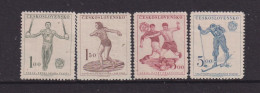 CZECHOSLOVAKIA  - 1951  Sokol Congress Sports Set   No Gum Mint - Unused Stamps