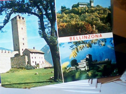 SUISSE BELLINZONA VUES CASTEL GRANDE  CASTELLO MONTEBELLO E SASSO CORBARO N1995  JU5376 - Bellinzone