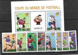 Zaire Football Set And Sheet Mnh ** 1981 19 Euros - Ongebruikt