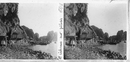 PP 541 - ASIE - VIET NAM - Cabanes Sur Pilotis - Diapositivas De Vidrio