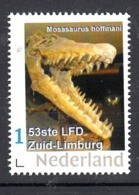 Nederland  Persoonlijke Zegel Mosasaurus Hoffmani , Limburgse Filatelistendag Te Klimmen - Sin Clasificación