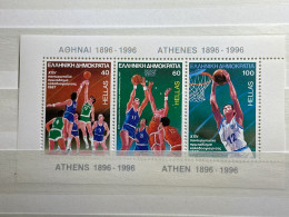 Athènes 1996 MNH  Bloc - Basket-ball