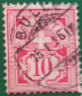 SVIZZERA 1905  STEMMI HELVETIA  10c - Gebraucht