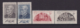 CZECHOSLOVAKIA  - 1951  Jirasek Set   Lightly Hinged Mint - Unused Stamps