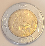 1994 - San Marino 500 Lire   ----- - Saint-Marin