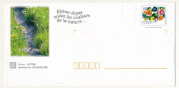 5 Enveloppes PAP Illustrées - RHONE ALPES - Toutes Les Couleurs De La Nature - Neuves - Prêts-à-poster:Stamped On Demand & Semi-official Overprinting (1995-...)