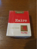 Ancien Paquet De Cigarettes Pour Collection Zaire Filtre Intact - Altri & Non Classificati