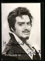 AK Opernsänger Stephan Spiewok Als Herzog Von Mantua In Der Oper Rigoletto Von Giuseppe Verdi, Autograph  - Opera