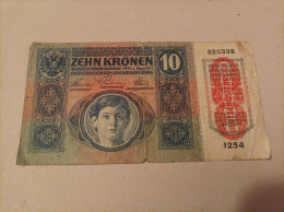 Billete Austria, 10 Kronen Año 1915 - Oesterreich