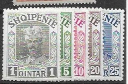 Albania Mh * Set 20,5 Euros 1914 - Albania