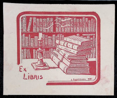 EX LIBRIS LEON EYGELSHOVEN  Per ALBERT EYGELSHOVEN 1918 L4-B01 EXLIBRIS - Bookplates