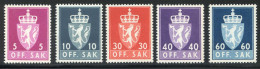 REF 002 > NORVEGE < Service N° 67-68-72-75-80 * * Neuf Luxe - MNH * * - Collections