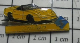 1616B Pin's Pins / Beau Et Rare / JEUX / VOITURE MINIATURE SOLIDO MARQUE A IDENTIFIER - Jeux