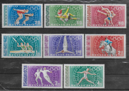 HONGRIE  PA 301/08   * *  JO 1968   Javelot Natation Football Lutte Aviron Gymnastique Hippisme Escrime - Summer 1968: Mexico City