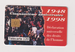 MONACO -  UNESCO Human Rights Chip  Phonecard - Monaco