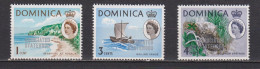 Timbres Neufs** De Dominique De 1968 N° 206 208 Et 209 MNH - Dominica (...-1978)