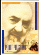 Italia 2002 Padre Pio Santo - Paquetes De Presentación