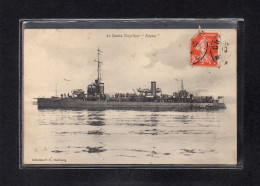 (17/03/24) THEME BATEAUX-CPA CONTRE TORPILLEUR "FANION" - Guerra