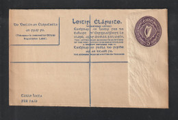 IRLANDE - EIRE - 1930/40 -  Entier Postal Neuf - Enveloppe Cartonnée  - 3 Scan - Entiers Postaux