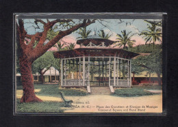 (17/03/24) NOUVELLE CALEDONIE-CPA NOUMEA - PLACE DES COCOTIERS ET KIOSQUE DE MUSIQUE - Nouvelle Calédonie