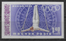 HONGRIE  PA 305   * * NON DENTELE  JO 1968  Gymnastique Anneaux - Gymnastik