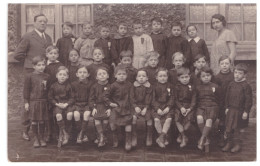 GROUPE D ENFANTS - Photo D'Ecole  (carte Photo Animée) - Scuole